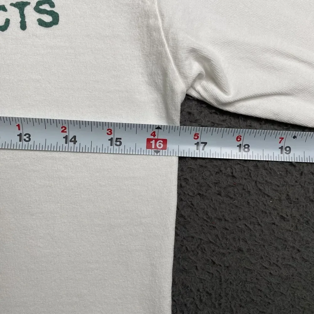 GUESS JEANS USA T-Shirt White Long Sleeve Womens Small Classic Spellout Logo - Picture 6 of 16